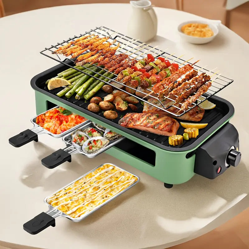 Portable BBQ Grill, Electric Griddle
