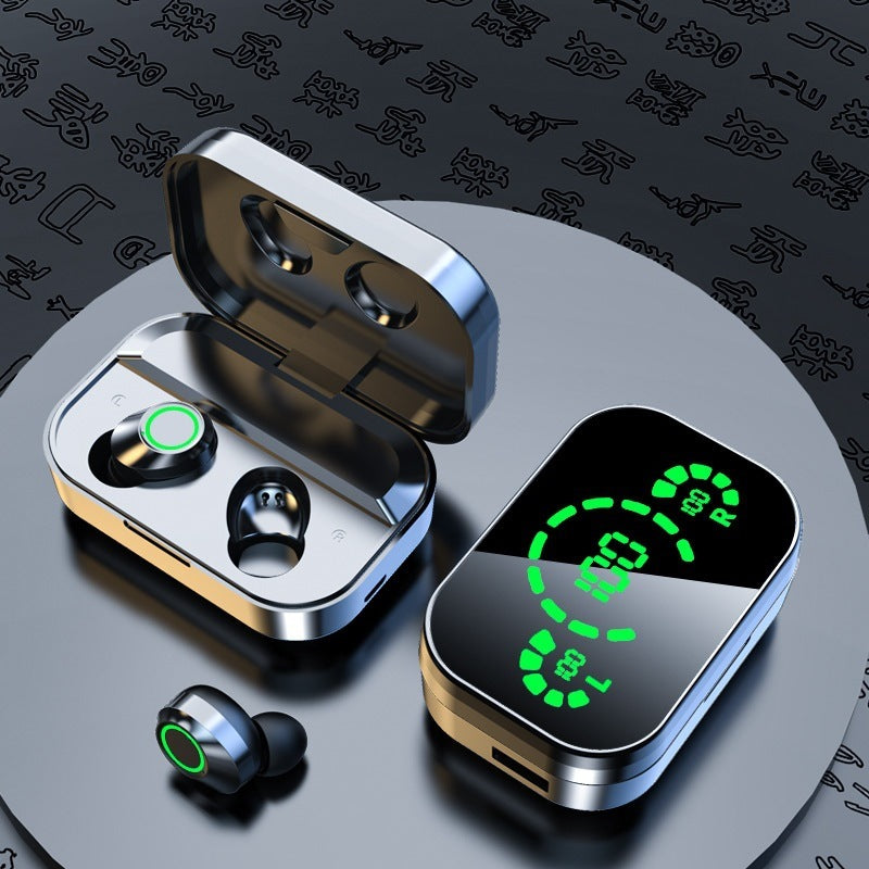 Large Screen Smart Digital Display In Ear Breathing Light