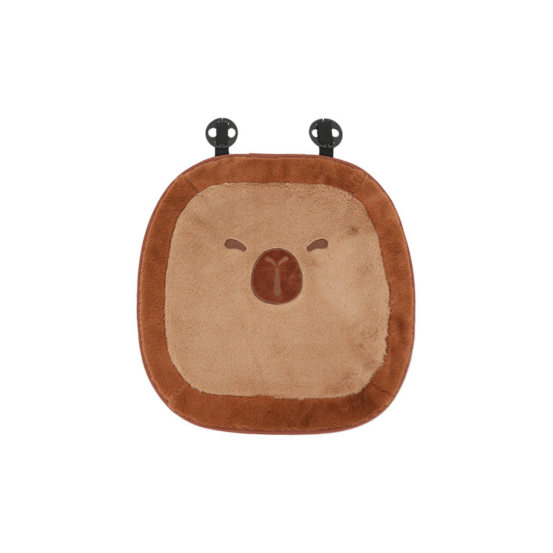 Four Seasons Universal Plush Automotive Headrest Lumbar Support Pillow