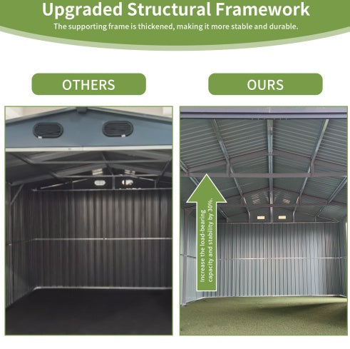 Spacious Outdoor Storage Shed This 13 20FT
