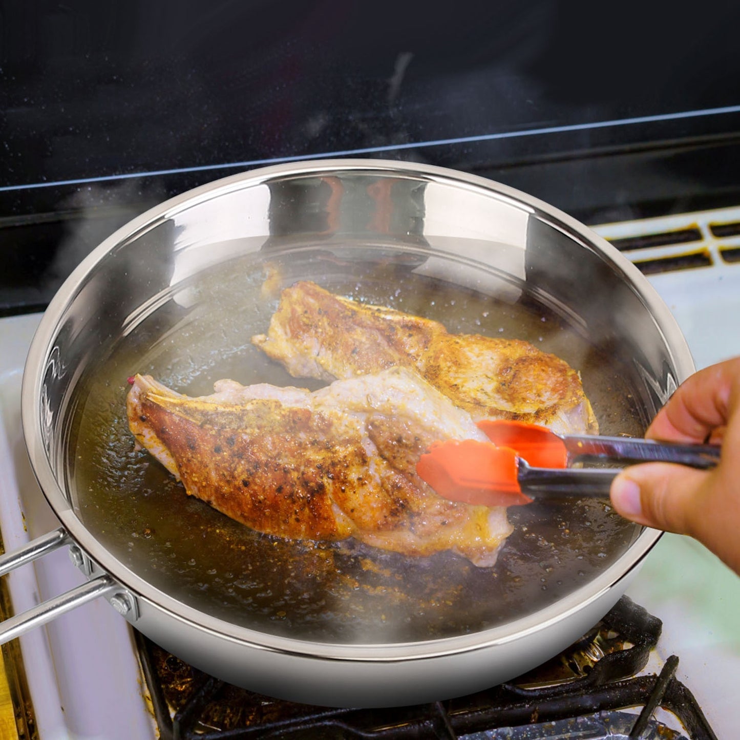4Pcs Stainless Steel Cookware set