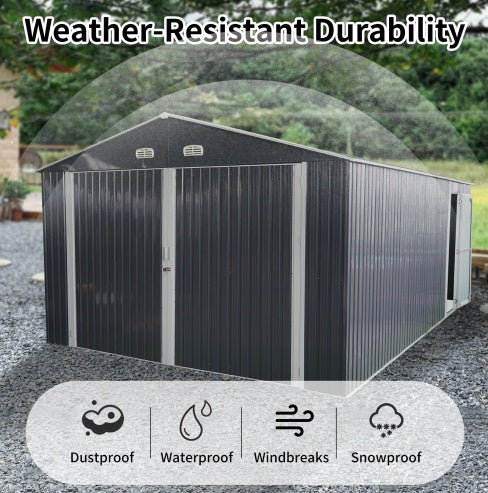 Spacious Outdoor Storage Shed This 13  20FT