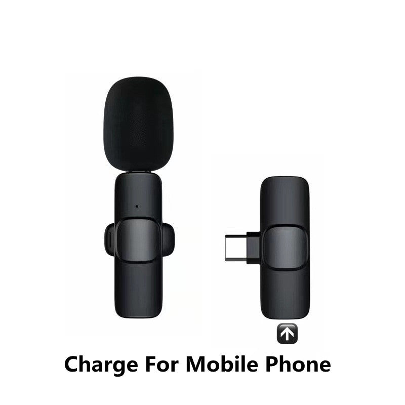 Wireless Lavalier Microphone Portable Audio Video