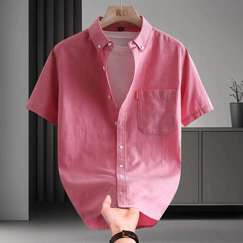 Short-sleeved Shirt Men's High Cotton