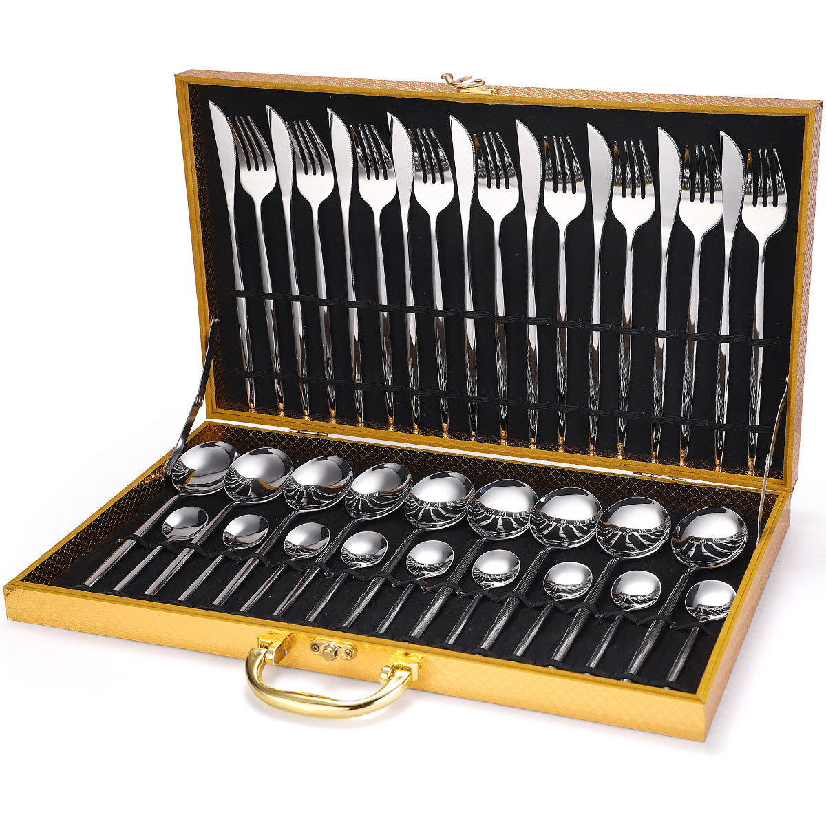 36-piece Stainless Steel Tableware