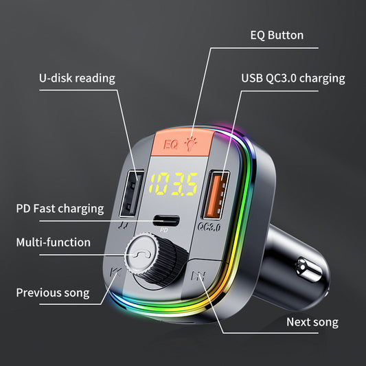 832 Car Mp3 Player Charger