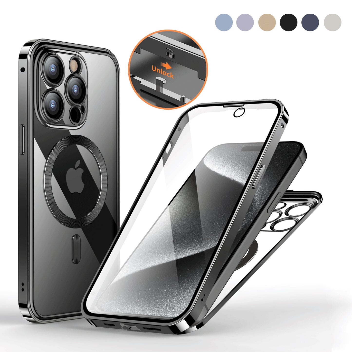 Anti-Privacy Metal Buckle Magnetic
