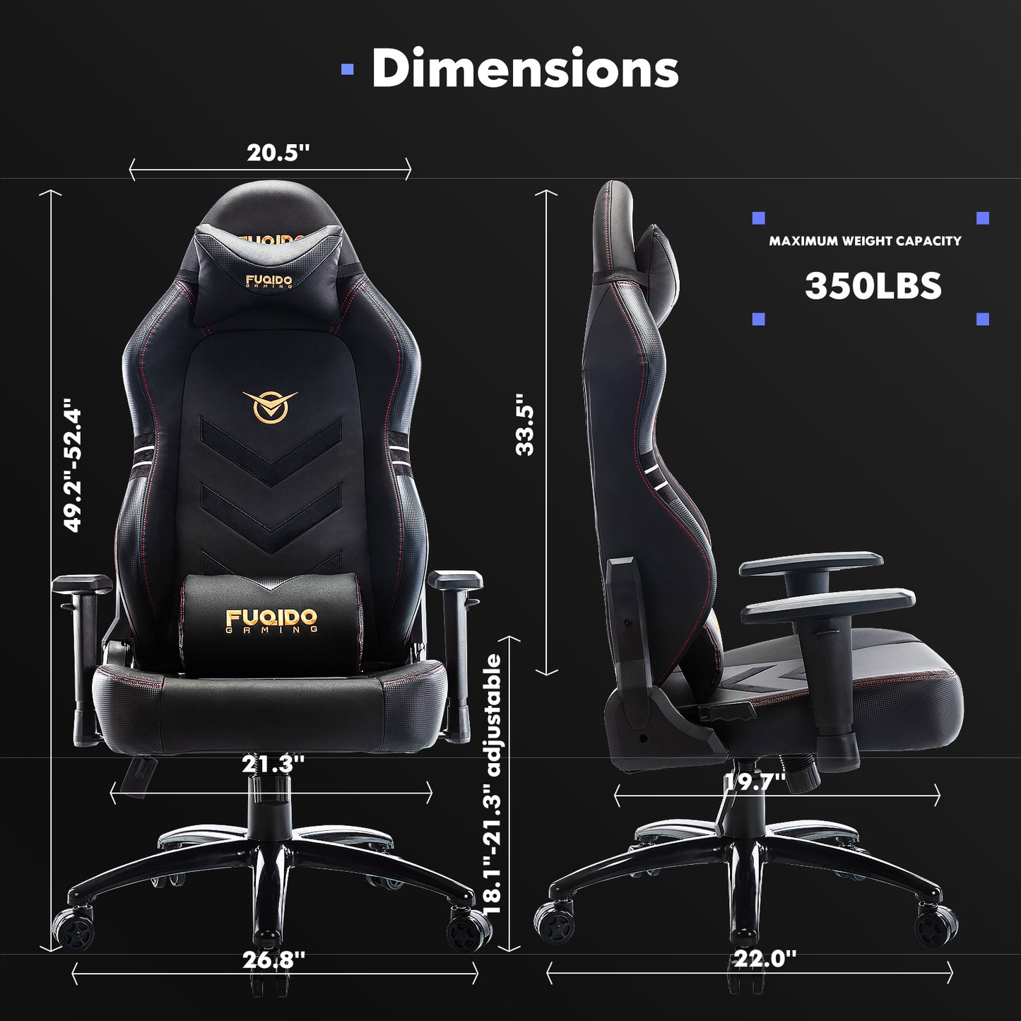Tall Gaming Chair 350lbs