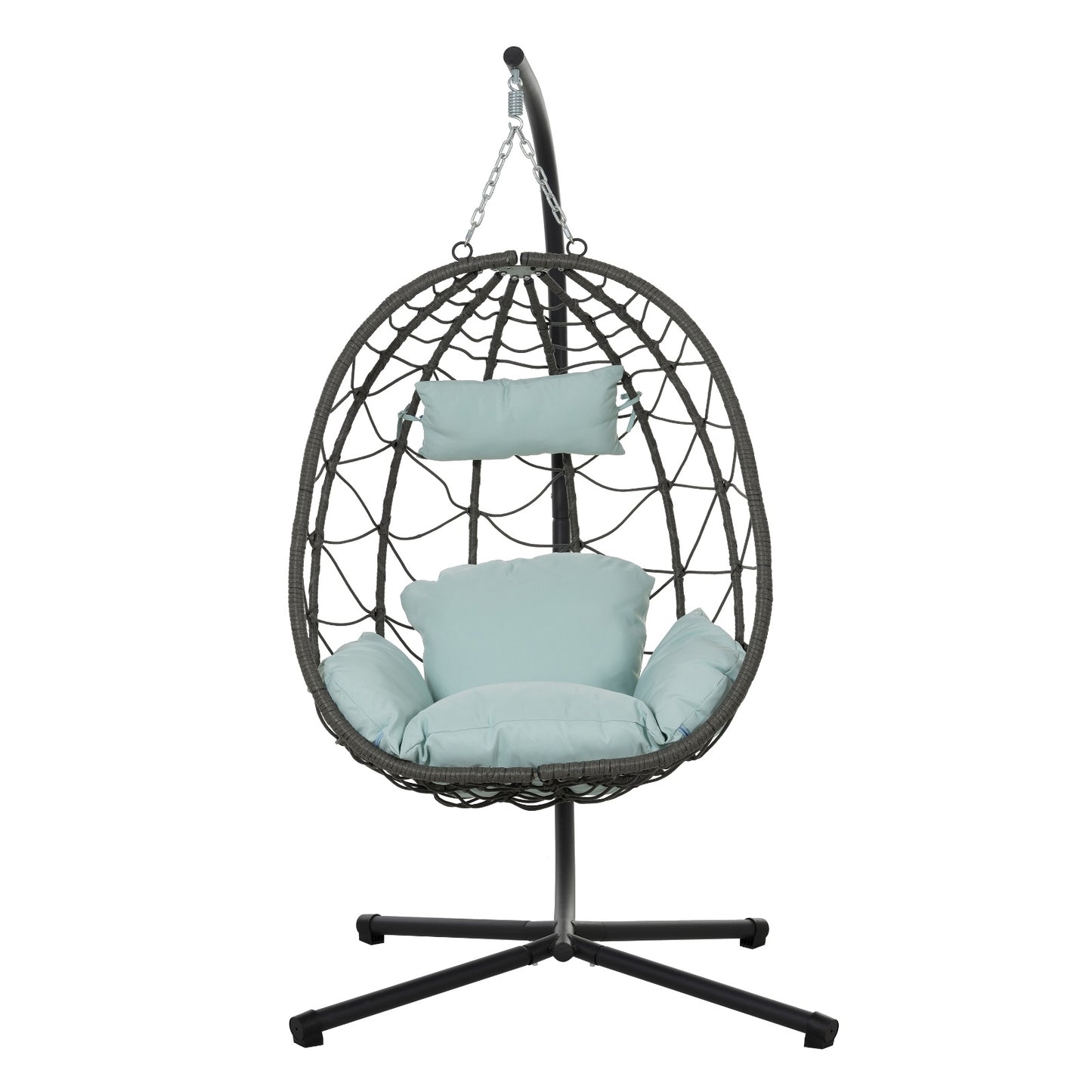 Egg Chair With Stand Indoor Outdoor Swing