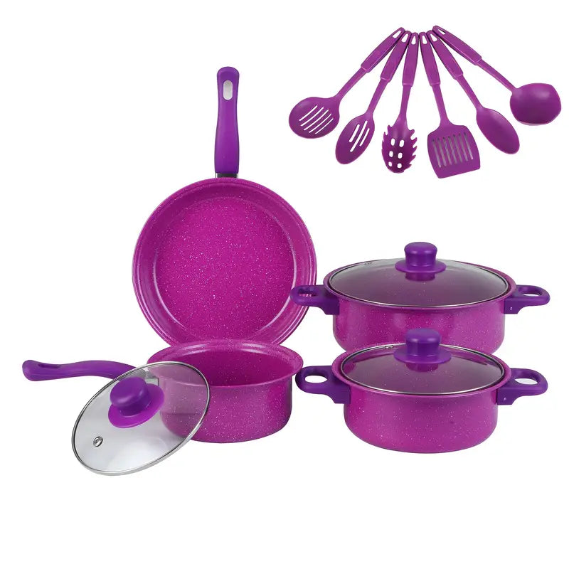 Cookware Set - Pans for Outdoor Sets Kitchen Utensils Essentials