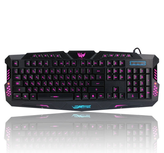 Luminous gaming mouse keyboard Russian keyboard