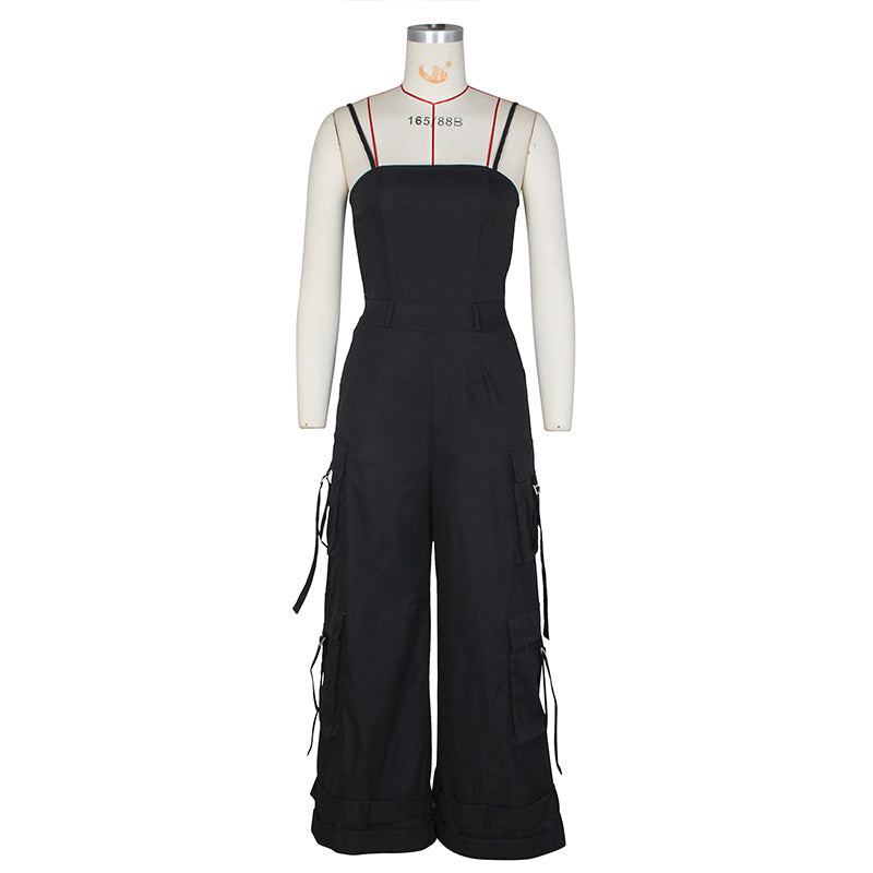 Sleeveless Jumpsuit - Casual Outfit
