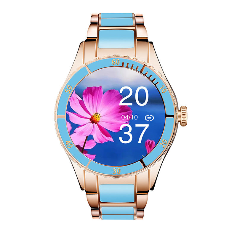 Smart Watch Female Bluetooth Call Music Player Heart