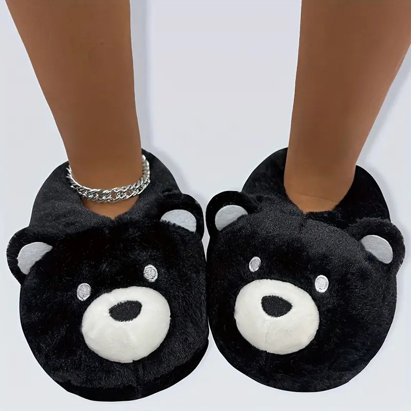 Cute Polar Bear Plush Indoor Slippers