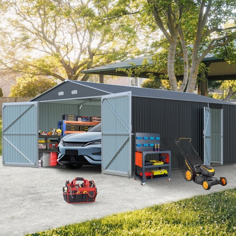 Spacious Outdoor Storage Shed This 13  20FT