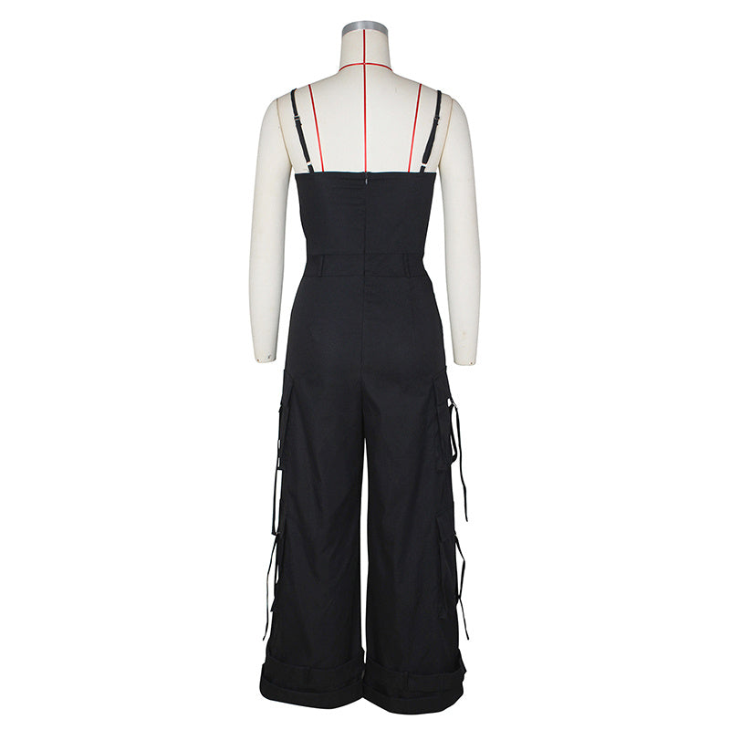 Sleeveless Jumpsuit - Casual Outfit