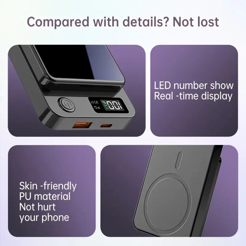 Magnetic Wireless Charging Power Bank