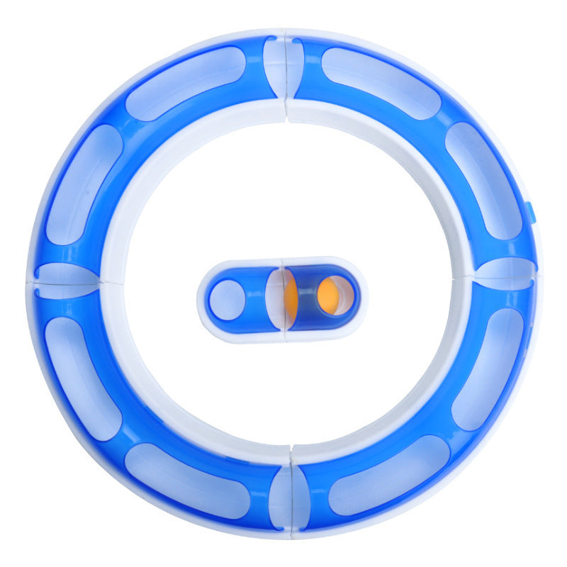 Pet Suit Track Ball DIY Track Amusement Plate Combined Cat Toy