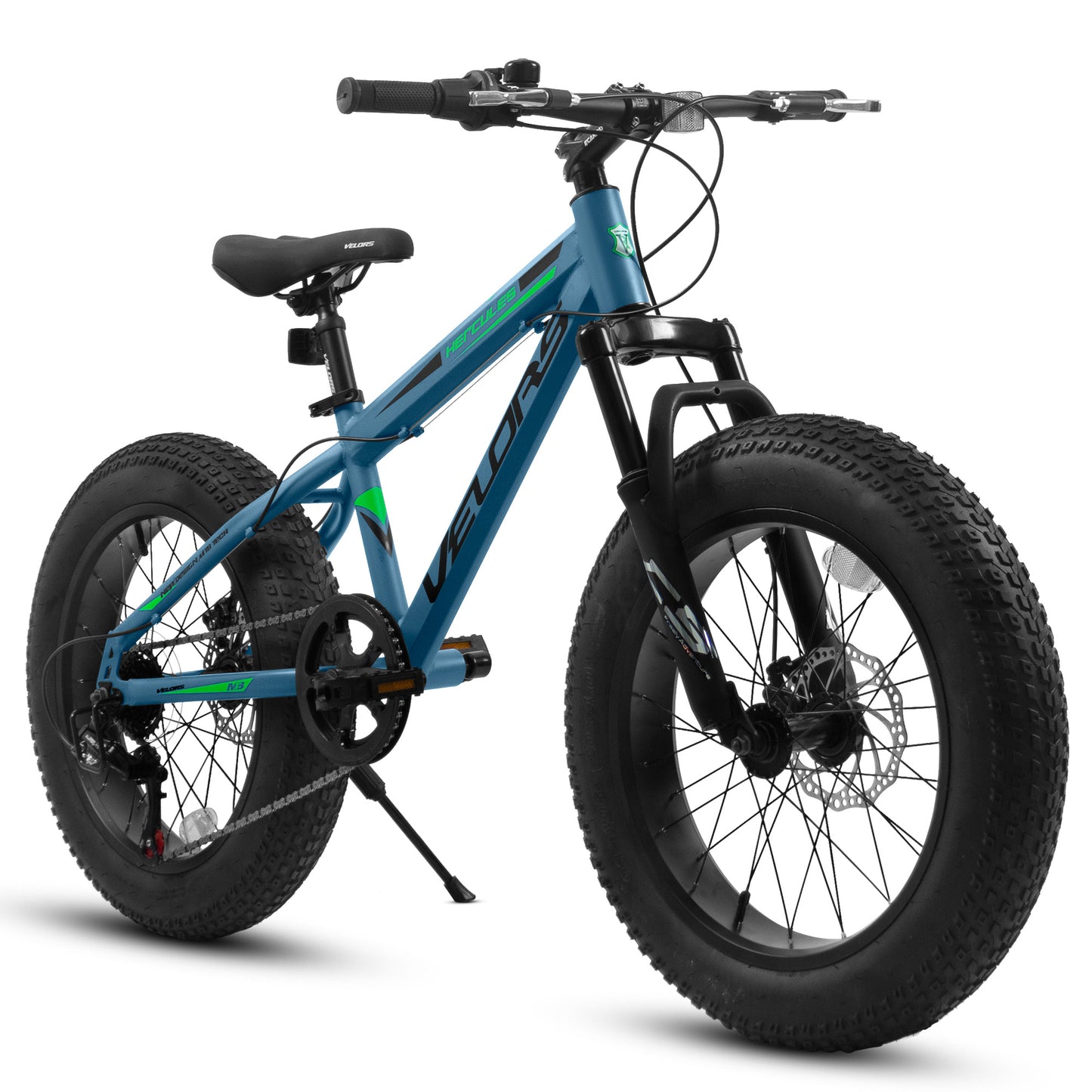 V20235 20 Inch Fat Tire Bike 7 Speed Mountain Bike, Dual Disc Brakes