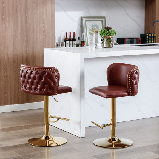 A A Furniture Swivel Barstools Adjustable Height
