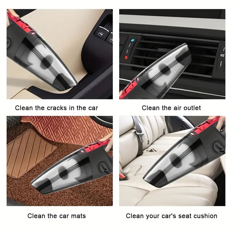Car Vacuum Cleaner, Handheld Vacuum Cleaner With 4200PA Super Strong Suction