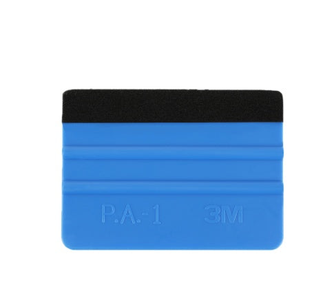Automotive film scraper