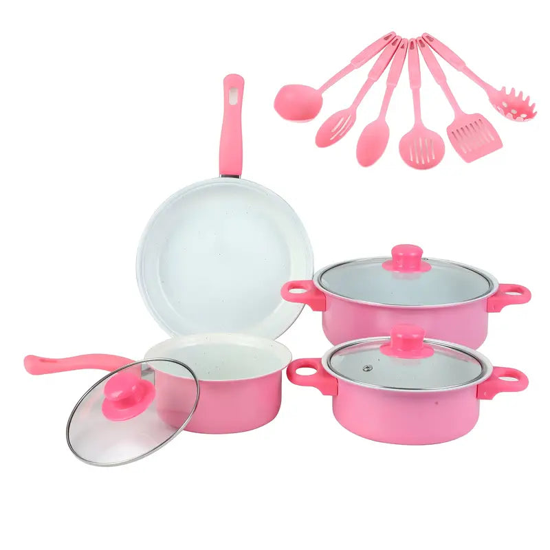 Cookware Set - Pans for Outdoor Sets Kitchen Utensils Essentials