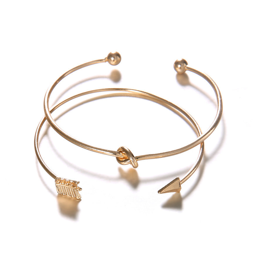 Cuff Arrow Knotted Bracelet
