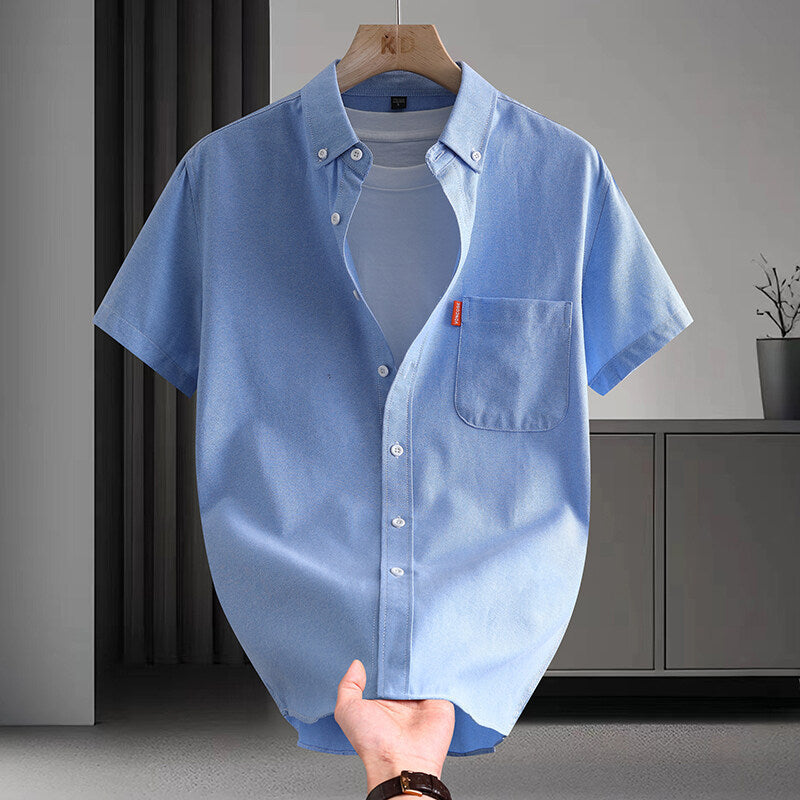 Short-sleeved Shirt Men's High Cotton