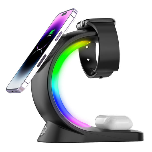 4 In 1 Magnetic Charging Station For Airpods Pro I-phone Watch