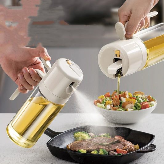 2 In 1 Oil Sprayer Bottle BBQ Cooking