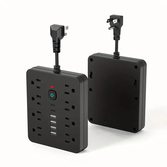 14-in-1 Power Strip Surge Protector with 8AC Outlets, 4USB & 2Type-C Ports