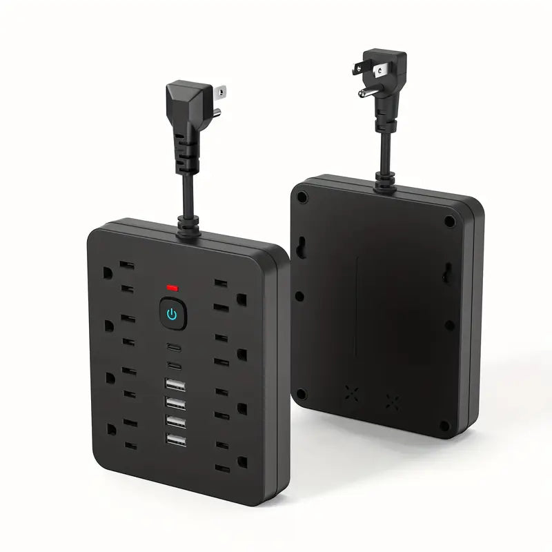 14-in-1 Power Strip Surge Protector with 8AC Outlets, 4USB & 2Type-C Ports