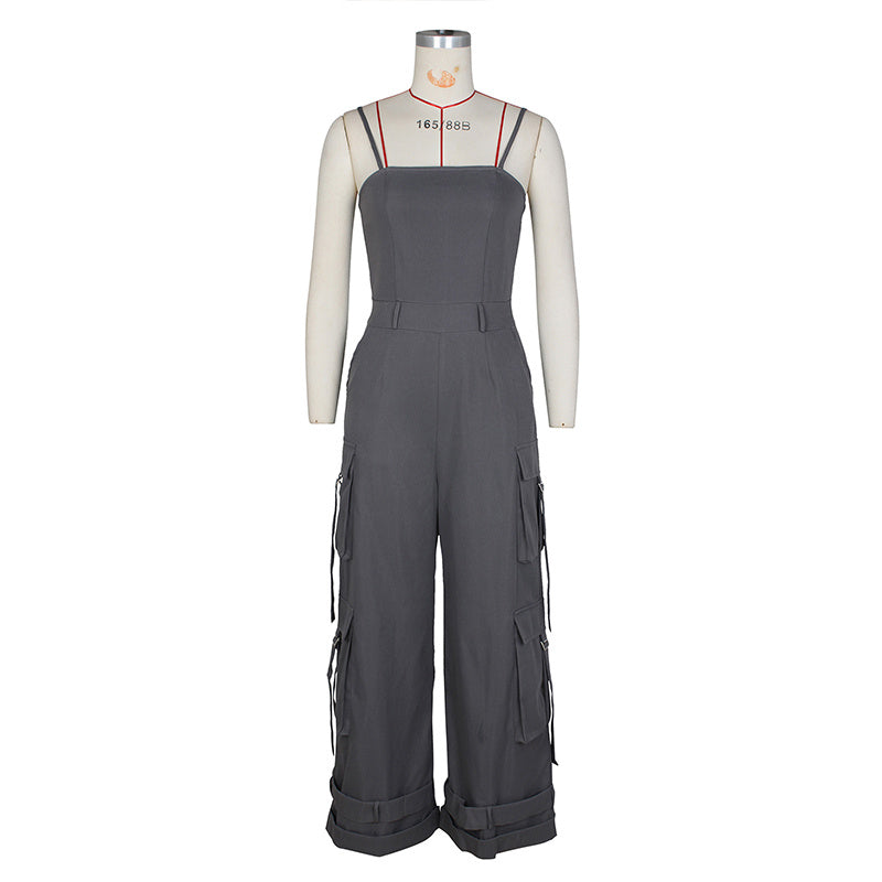 Sleeveless Jumpsuit - Casual Outfit