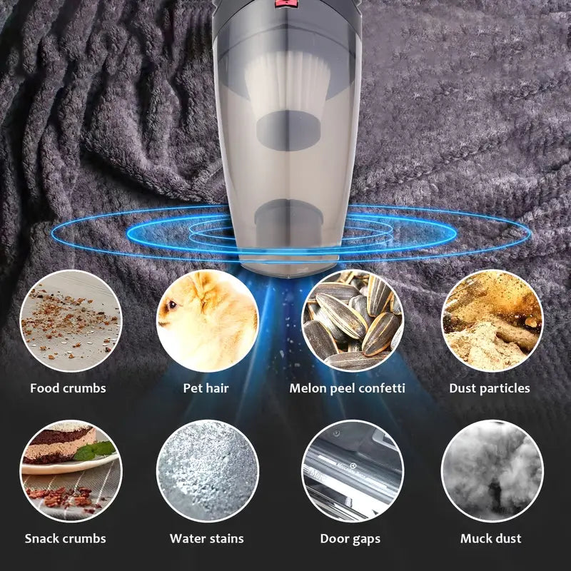 Car Vacuum Cleaner, Handheld Vacuum Cleaner With 4200PA Super Strong Suction
