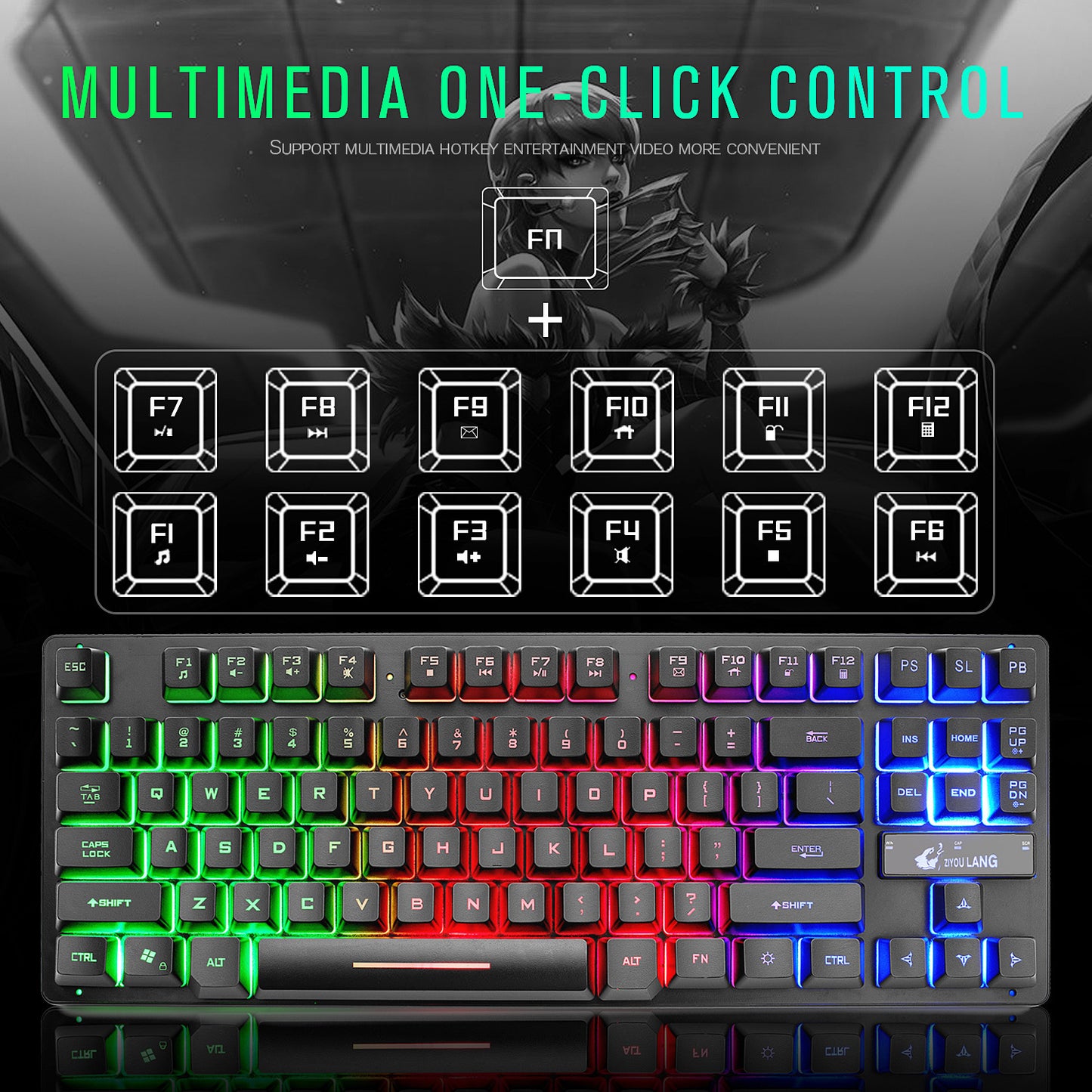 Led lights game Keyboard