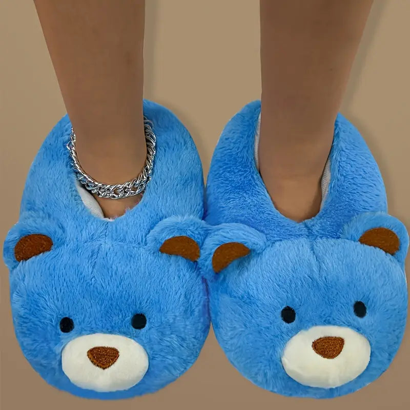 Cute Polar Bear Plush Indoor Slippers