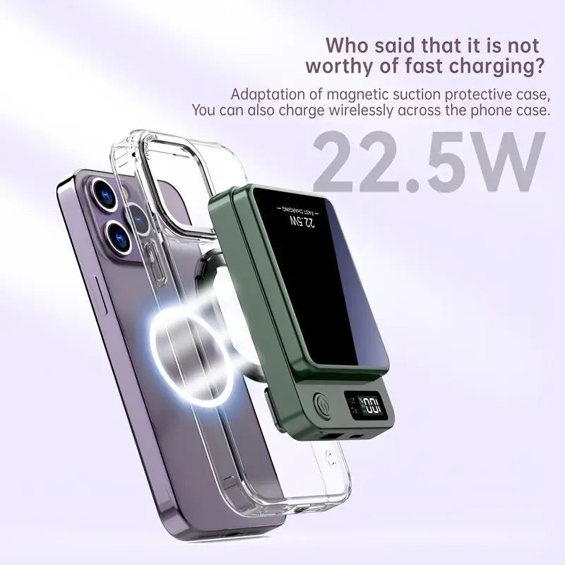 Magnetic Wireless Charging Power Bank