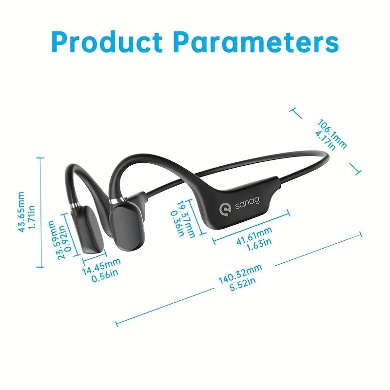 Sanag A5X True Bone Conduction Headphones