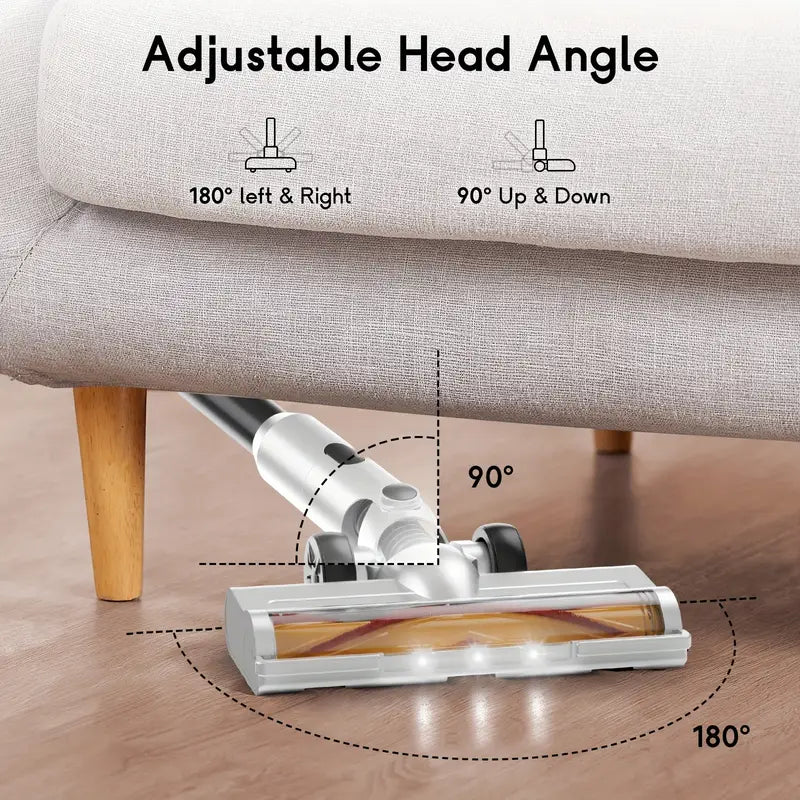 Cordless Stick Vacuum Cleaner with ONE-TOUCH OPERATION