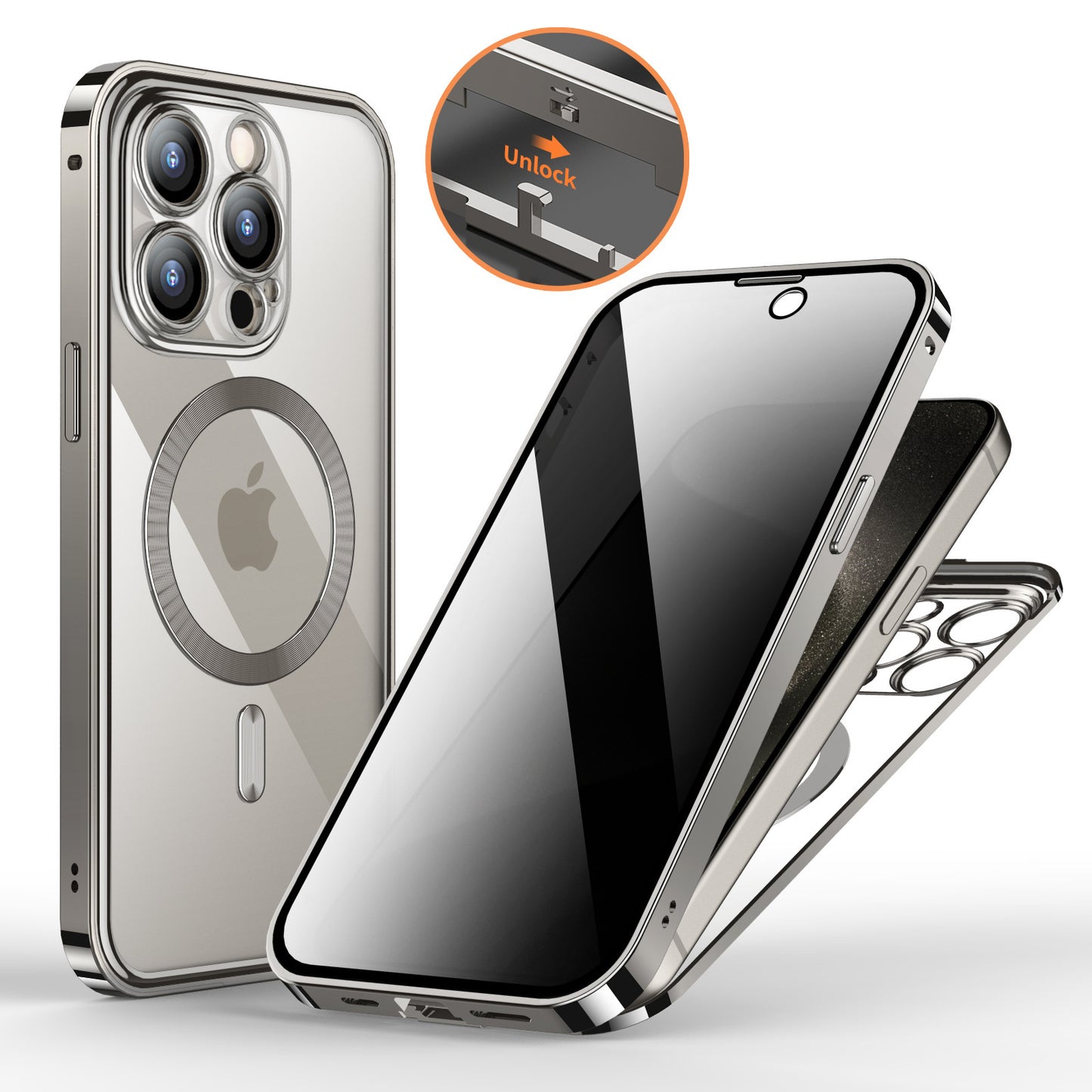 Anti-Privacy Metal Buckle Magnetic
