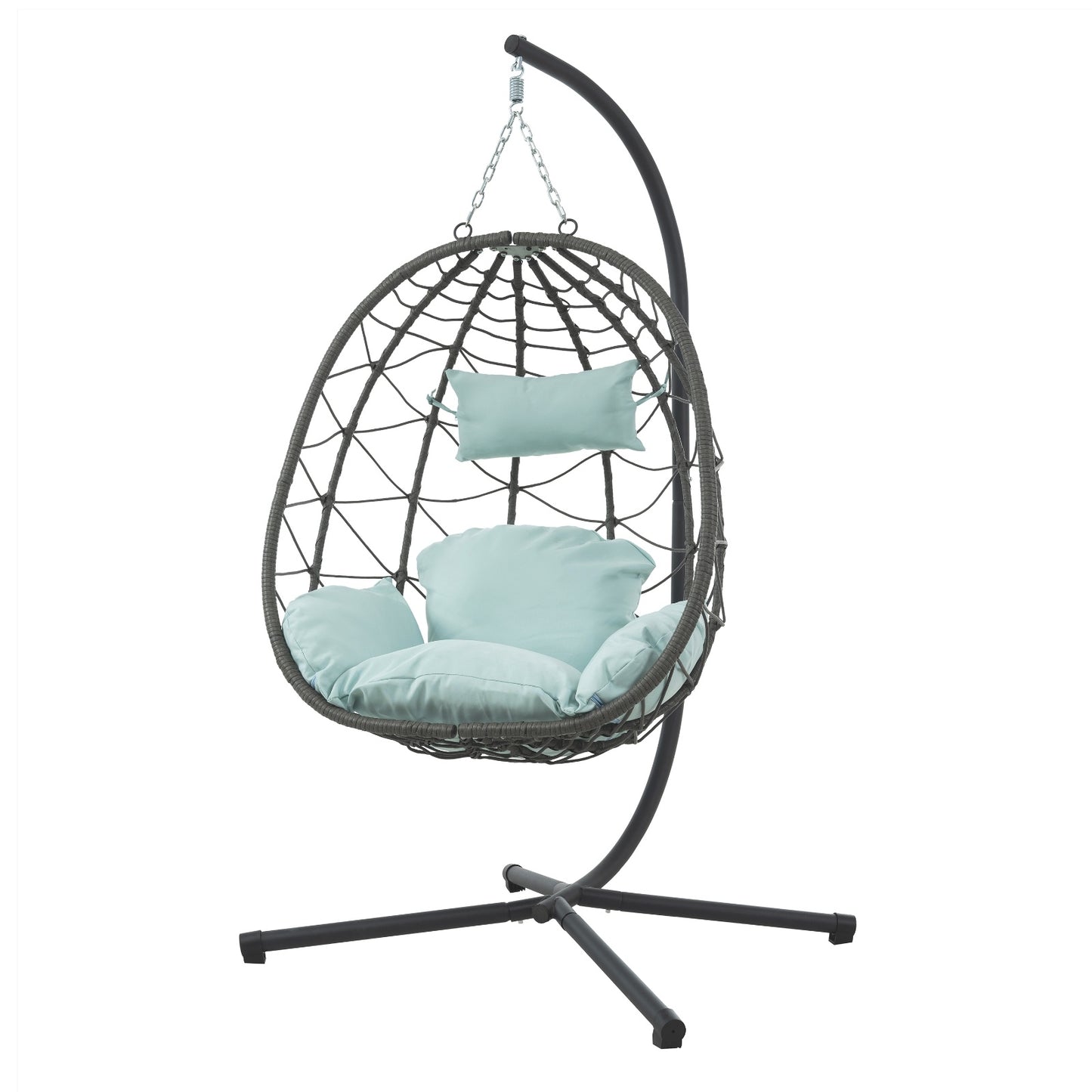 Egg Chair With Stand Indoor Outdoor Swing