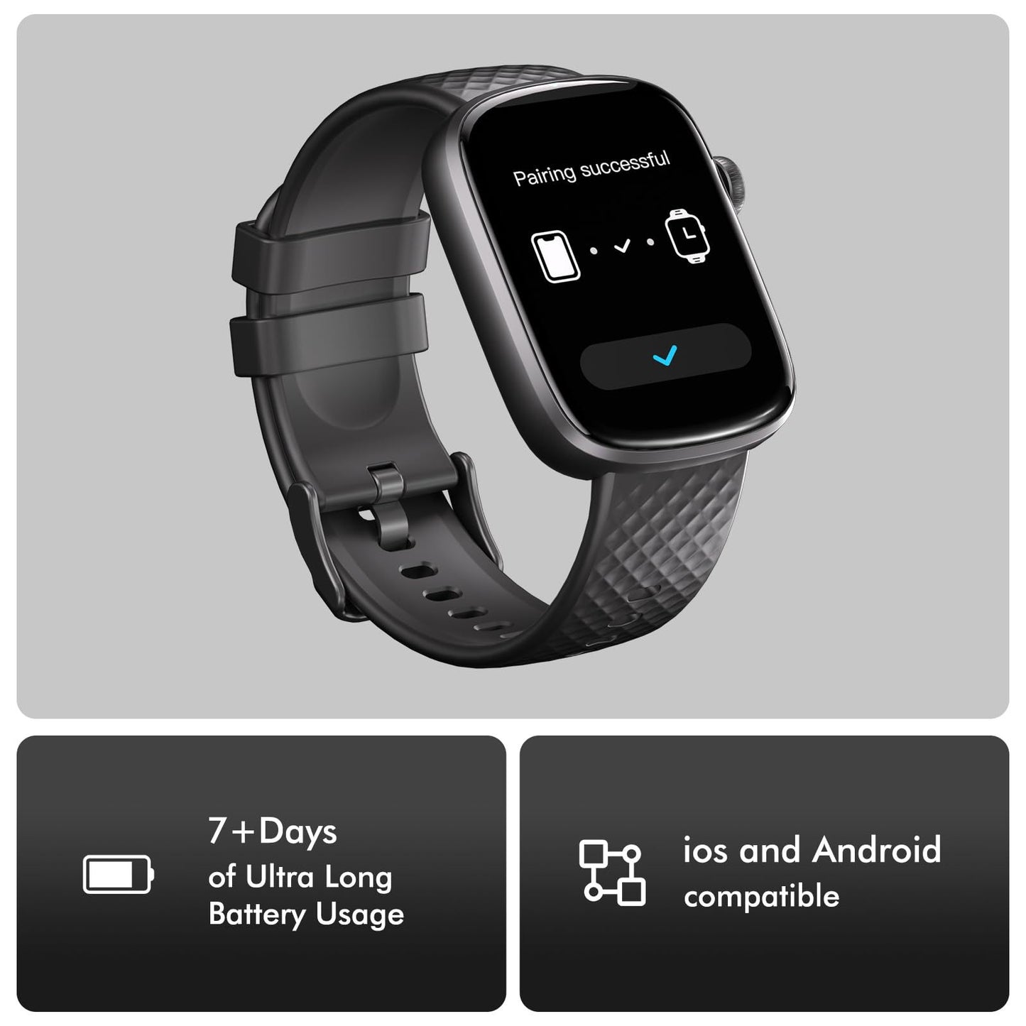 3ATM Waterproof Fitness Tracker For IoS Android