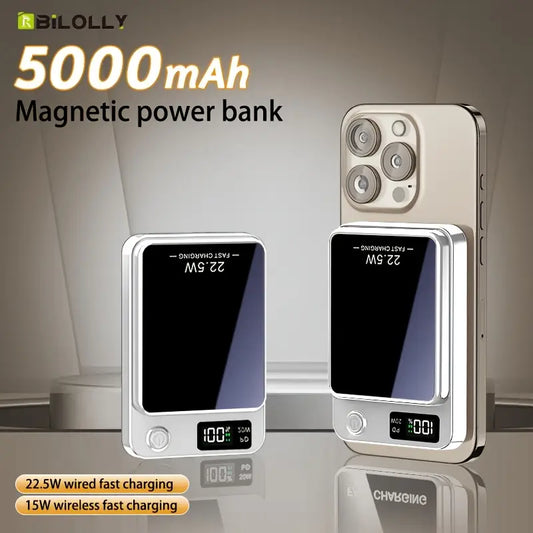 Magnetic Wireless Charging Power Bank