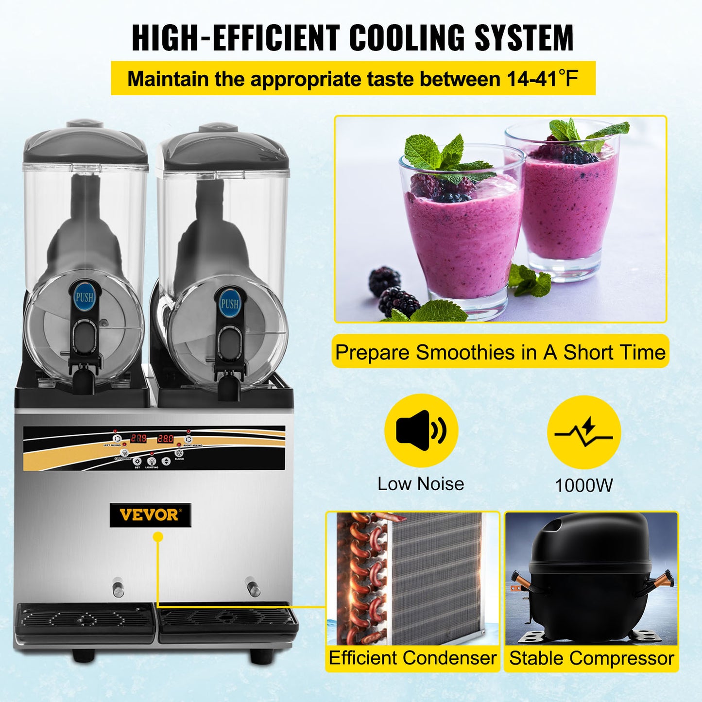 Smoothie Drink Maker For Supermarkets Cafes Restaurants Bars Home Use