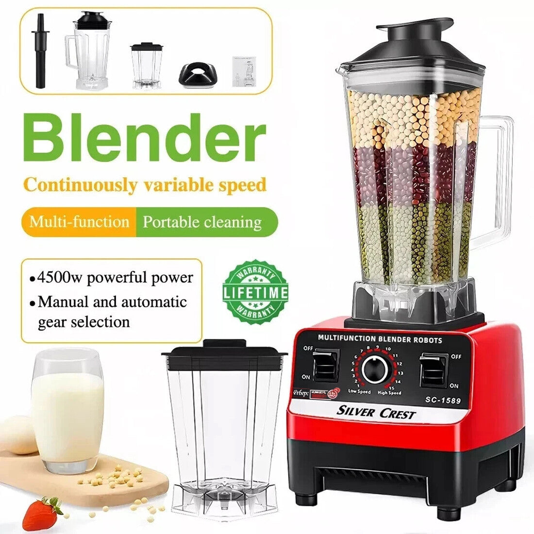 4500W Multifunctional Blender