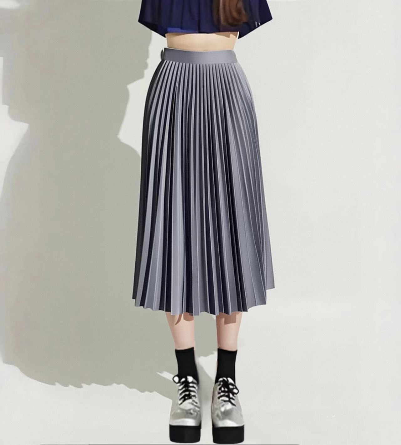 Summer  Pleated Skirt