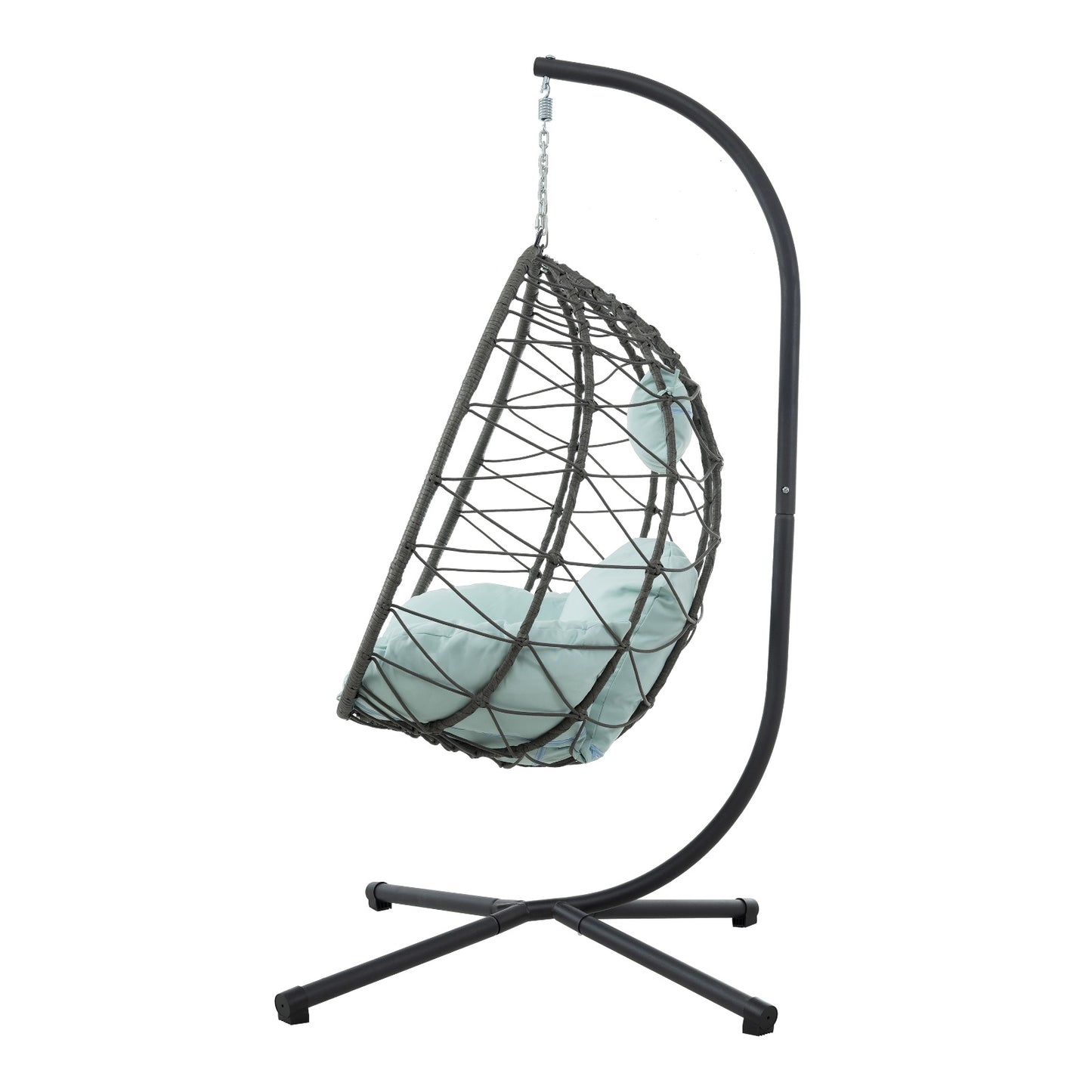 Egg Chair With Stand Indoor Outdoor Swing