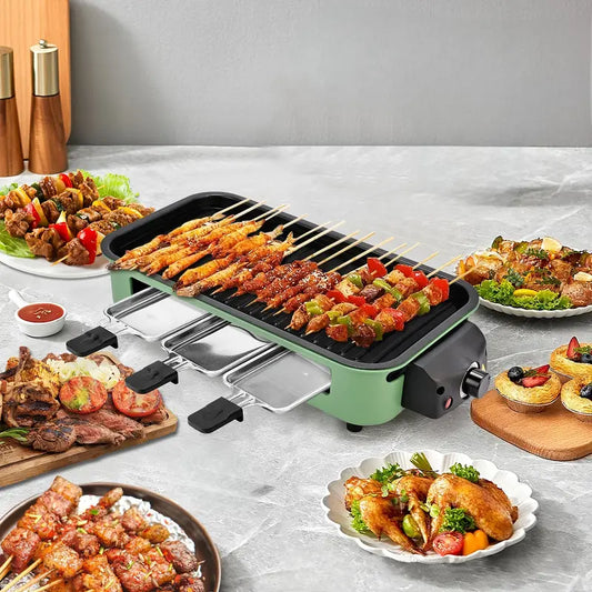 Portable BBQ Grill, Electric Griddle