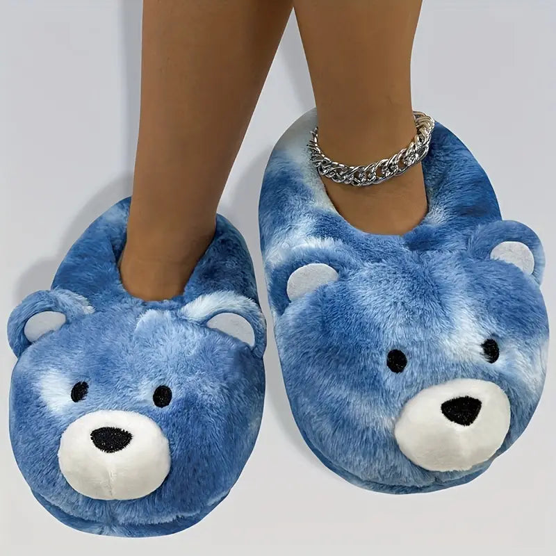 Cute Polar Bear Plush Indoor Slippers